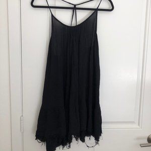 Urban Outfitters Black Shift Sun Dress